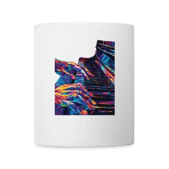 Piano - Mug blanc - blanc - Devant