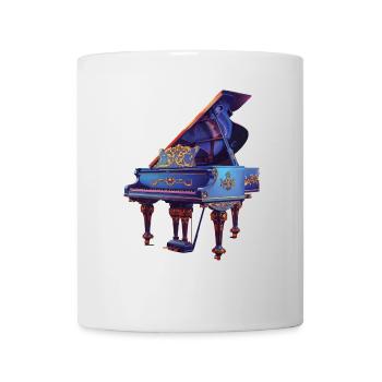 Piano - Mug blanc - blanc - Devant