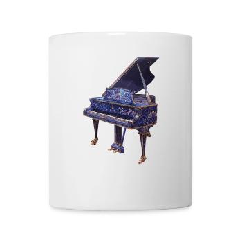 Piano - Mug blanc - blanc - Devant