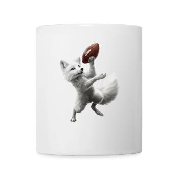 Arctic Fox Football - Mug - white - Front