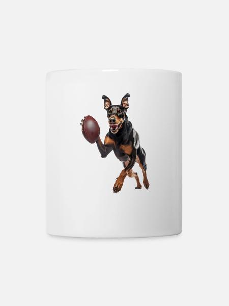 Dobermann - Tasse - Weiß