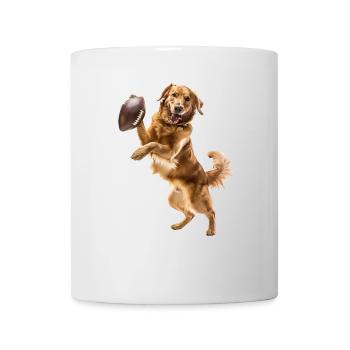 Golden retriever - Mug blanc - blanc - Devant