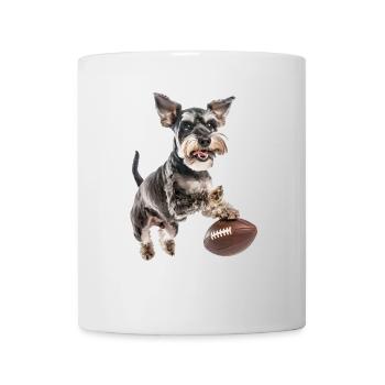 Zwergschnauzer - Tasse - Weiß - Vorne