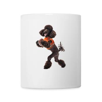 Caniche - Mug blanc - blanc - Devant