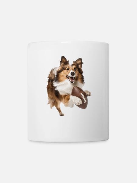 Chien de berger Shetland - Mug blanc - blanc