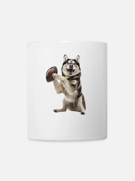 Husky sibérien - Mug blanc - blanc