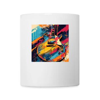 Guitare - Mug blanc - blanc - Devant
