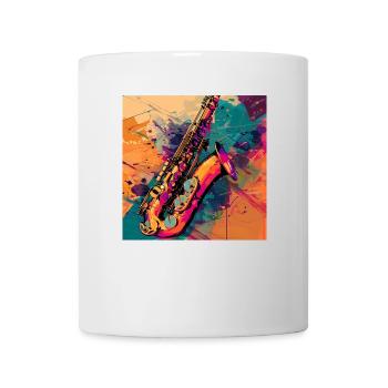 Saxophone - Mug - white - Front