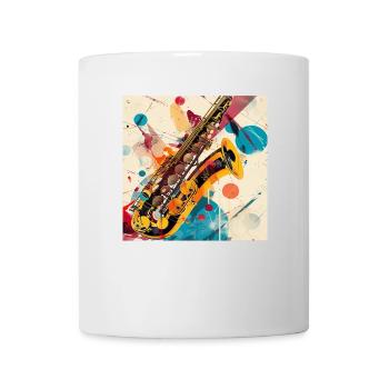 Saxophone - Mug - white - Front