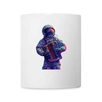 Astronaut Akkordeon - Tasse - Weiß - Vorne