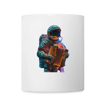 Astronaut Akkordeon - Tasse - Weiß - Vorne