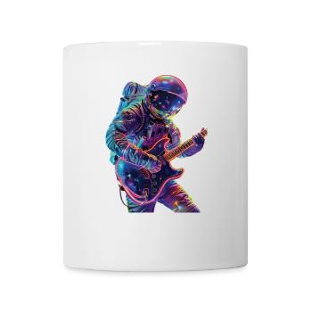 Guitare astronaute - Mug blanc - blanc - Devant