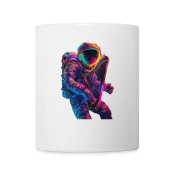 Astronaut Harfe - Tasse - Weiß - Vorne