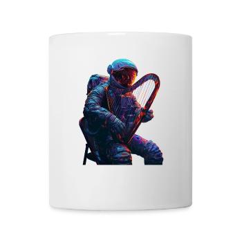 Astronaut Harfe - Tasse - Weiß - Vorne