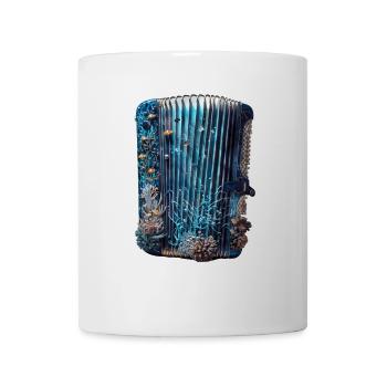 Fisch Akkordeon - Tasse - Weiß - Vorne