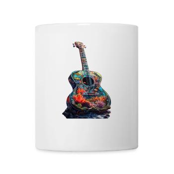 Guitare Poisson - Mug blanc - blanc - Devant