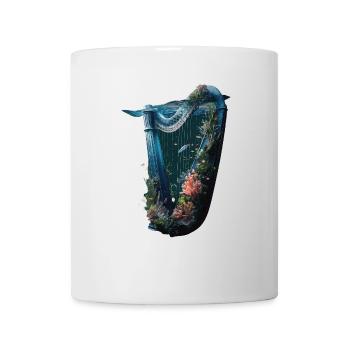 Fisch Harfe - Tasse - Weiß - Vorne
