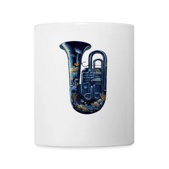 Fish Tuba - Mug - white - Front