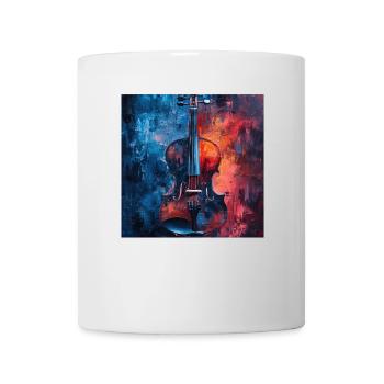 Violine - Tasse - Weiß - Vorne
