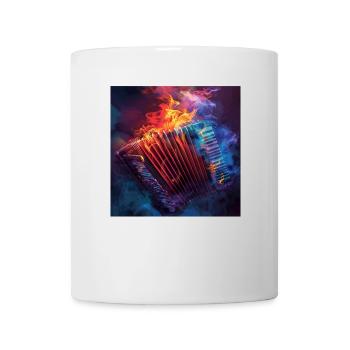 Akkordeon - Tasse - Weiß - Vorne