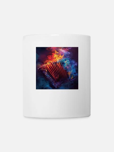 Akkordeon - Tasse - Weiß