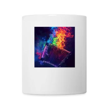 Akkordeon - Tasse - Weiß - Vorne