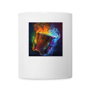 Akkordeon - Tasse - Weiß - Vorne