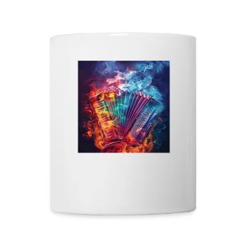 Akkordeon - Tasse - Weiß - Vorne