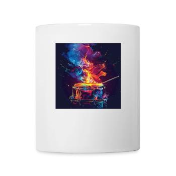 Schlagzeug - Tasse - Weiß - Vorne
