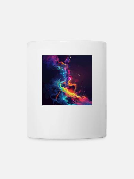 Guitare - Mug blanc - blanc