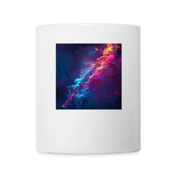 Flûte traversière - Mug blanc - blanc - Devant