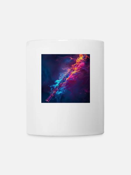 Querflöte - Tasse - Weiß