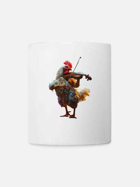 Violon Coq - Mug blanc - blanc