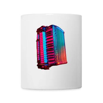 Akkordeon - Tasse - Weiß - Vorne