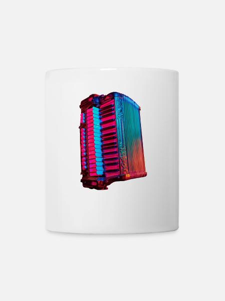 Akkordeon - Tasse - Weiß