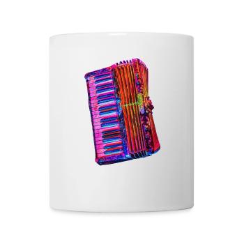 Akkordeon - Tasse - Weiß - Vorne