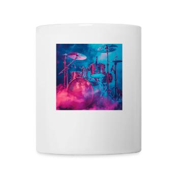 Schlagzeug - Tasse - Weiß - Vorne