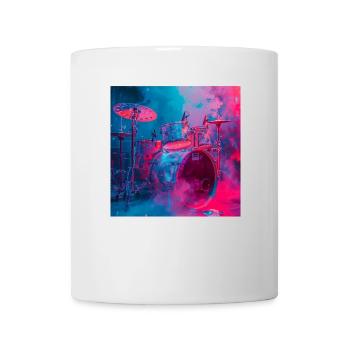 Schlagzeug - Tasse - Weiß - Vorne
