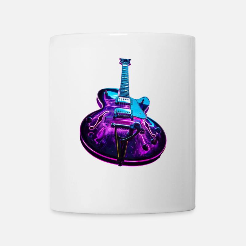 Guitare - Mug blanc - blanc