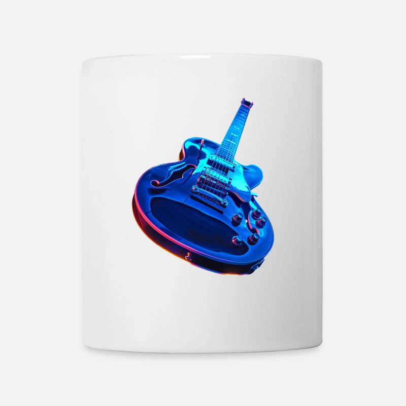 Guitare - Mug blanc - blanc