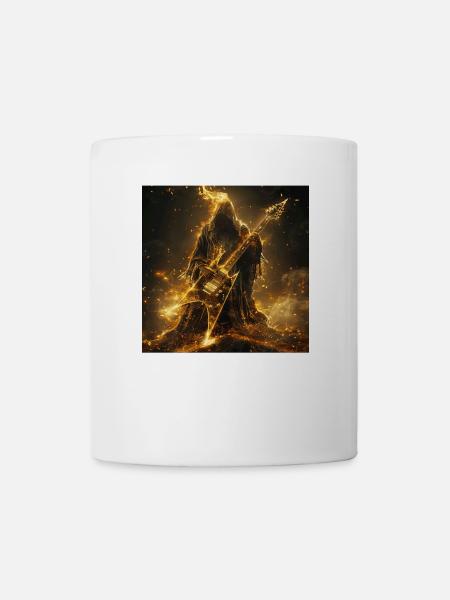 Gitarre - Tasse - Weiß
