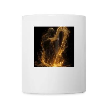Harfe - Tasse - Weiß - Vorne