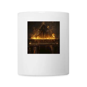 Klavier - Tasse - Weiß - Vorne