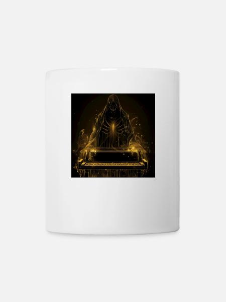 Klavier - Tasse - Weiß