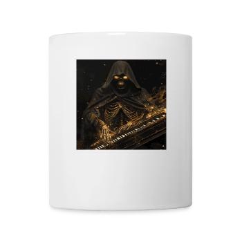 Klavier - Tasse - Weiß - Vorne