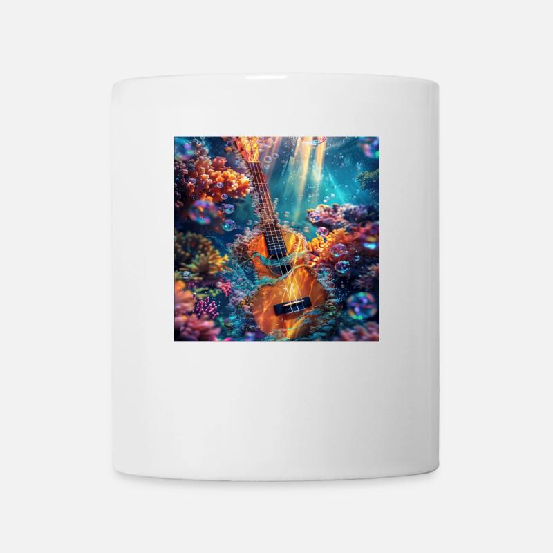 Ukulele - Tasse - Weiß
