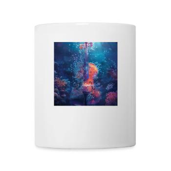 Violine - Tasse - Weiß - Vorne