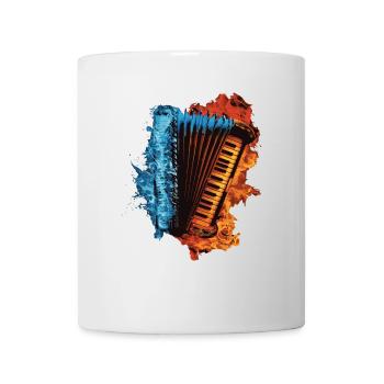 Akkordeon - Tasse - Weiß - Vorne