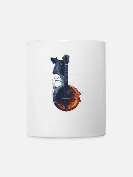 Banjo - Tasse - Weiß