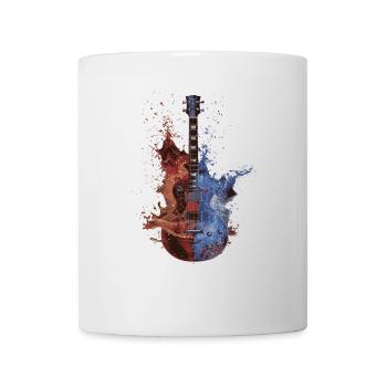 Gitarre - Tasse - Weiß - Vorne